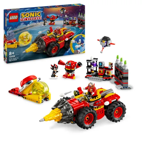 LEGO Sonic the Hedgehog Super Sonic vs. Egg Drillster, Giocattolo da Collezione dal
