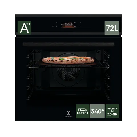 Electrolux COX8P08WH, Forno da Incasso Multifunzione Pirolitico, Autopulente, 72 L