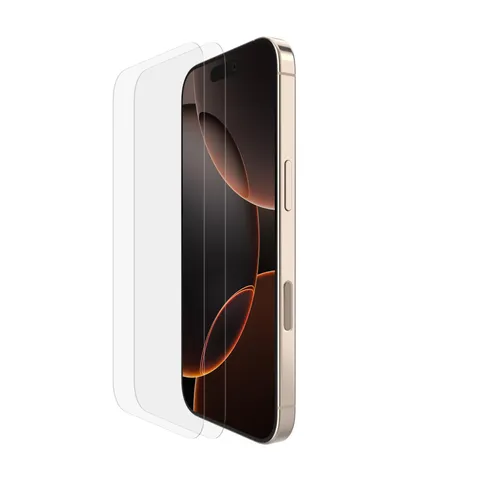 Belkin ScreenForce TemperedGlass Vetro Temperato per iPhone 16 Pro, durezza 9H