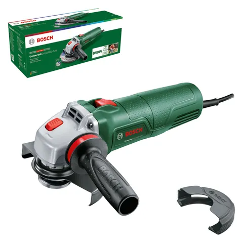 Bosch Smerigliatrice angolare a filo UniversalGrind 850-125 (per taglio e smerigliatura