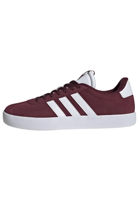 adidas Uomo Vl Court 3.0 Shoes, Shadow Red / Cloud White / Shadow Red, 42 2/3 EU