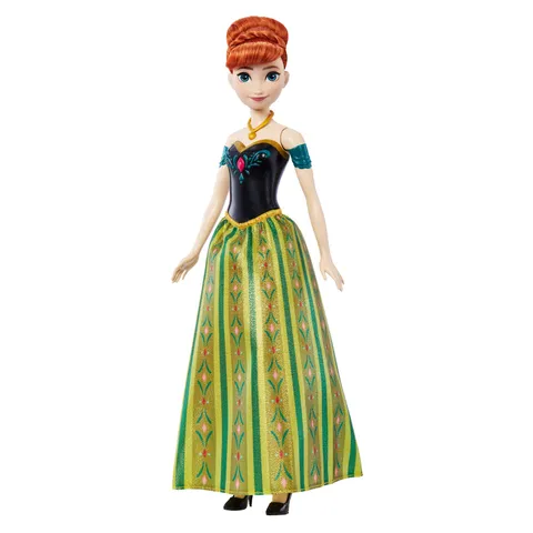 Mattel Disney giocattoli Frozen, bambola Anna Oggi, per la prima volta con look celebre