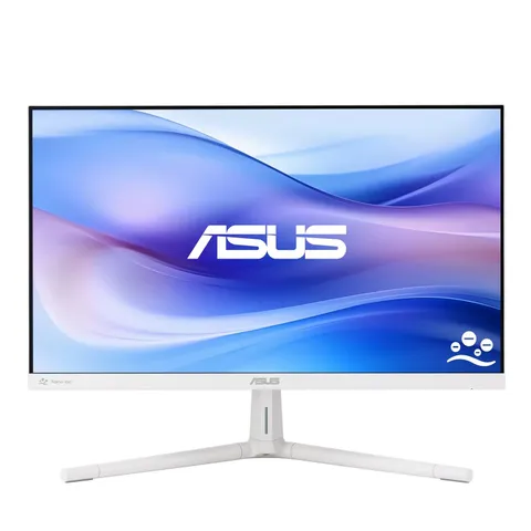 ASUS VU279HFI-W Eye Care Monitor da 27 Pollici Full HD (1920 x 1080), IPS, 100Hz, Nano-Ion, Purificazione dell'Aria senza Filtro, Tecnologia Eye Care Plus, Altoparlanti Stereo, Bianco