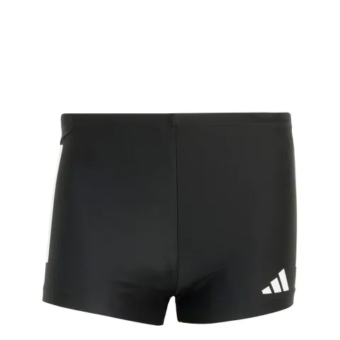 Adidas Homme 3 Stripes Swim Boxers, Black/White, S