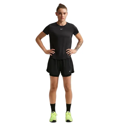 NIKE One DF HR 3In 2N1 Pantaloncini da Donna Black/White XS
