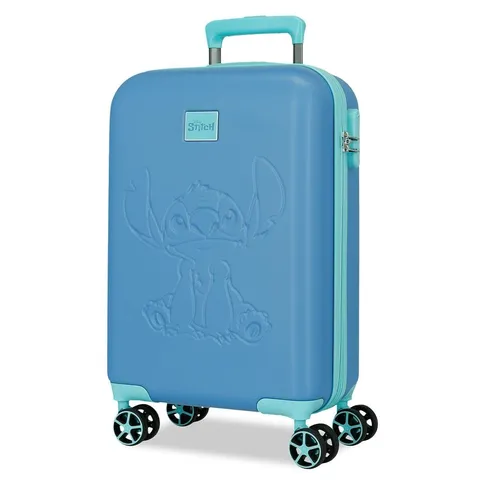 Valigia da cabina Joumma Disney "Traveling with Stitch" Blu 36x55x20 cm Rigida 2,4 kg