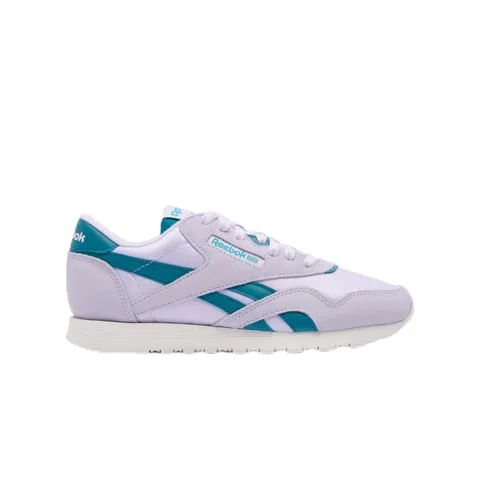 Reebok Sneakers da Donna in Nylon Classico, Gleam/Digital Gleam/Retro Teal, 35 EU