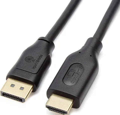 Amazon Basics Cavo da DisplayPort (Sorgente) a HDMI (Display), unidirezionale, 4k a 30