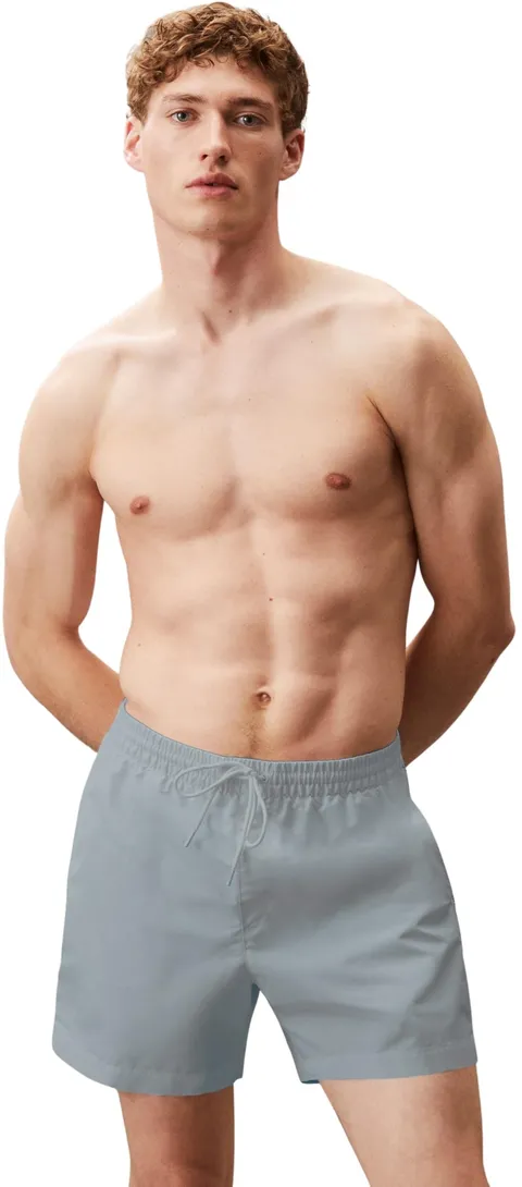 Calvin Klein Medium Drawstring Lv00N61109, Pantaloncini, Uomo, Grigio (Quarry), S