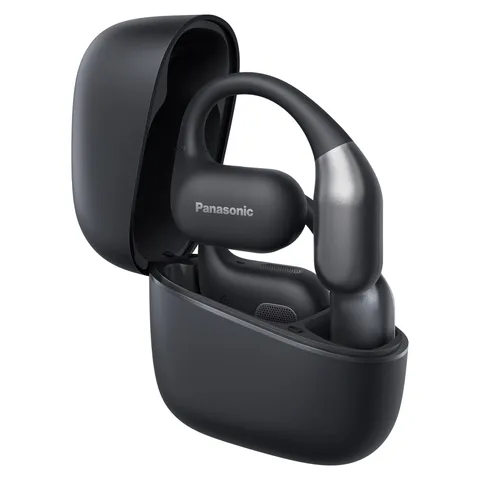 Panasonic RB-F10DE-K Cuffie Wireless Open-Ear, Auricolari wireless Sport Bluetooth con