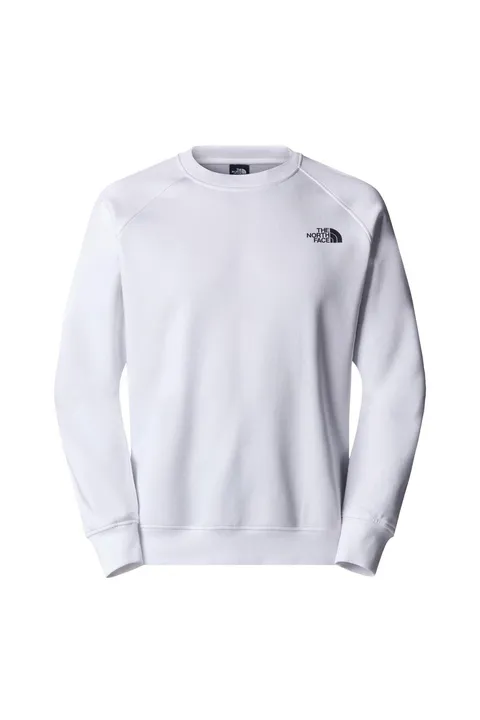 THE North FACE NF0A89FAFN4 M Raglan Box NSE Crew Maglia Lunga Uomo TNF White Taglia M