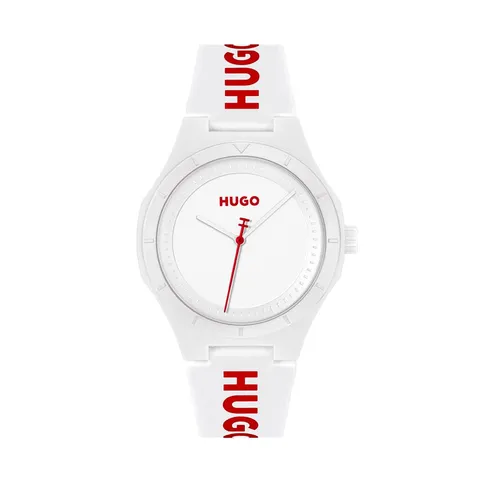 HUGO Orologio Analogico al Quarzo da Uomo Collezione #LIT FOR HIM con Cinturino in