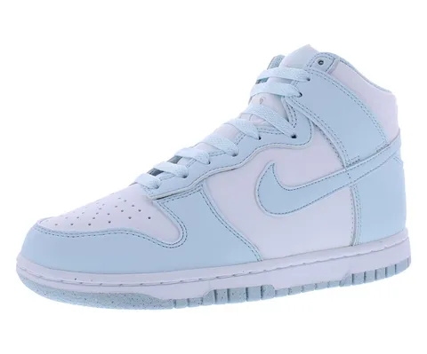 Nike FV5960-100 W Nike Dunk High NN Donna, White/Glacier Blue-White EU 38