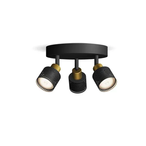 Philips Niall Spot, 3 faretti, base rotonda, 35W, attacco GU10, lampadina non inclusa