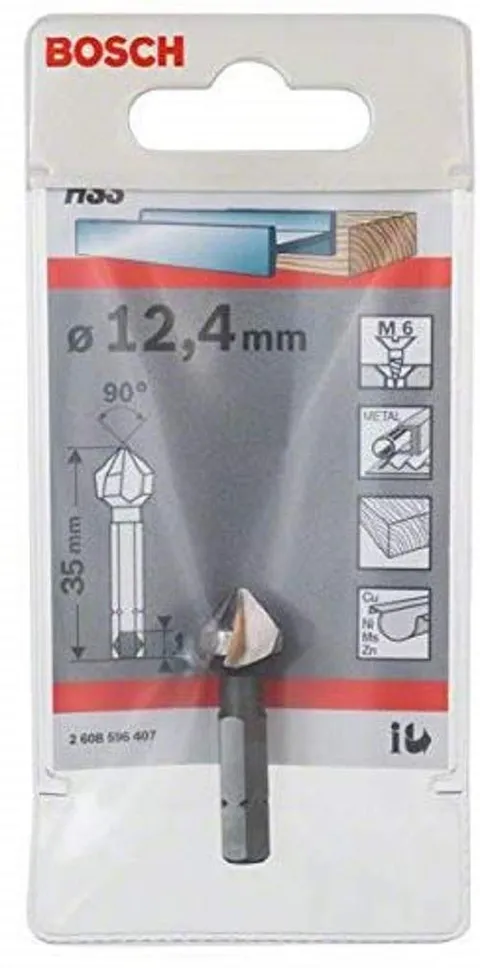 Avellanador cónico: 12,4 x 35 x 1/4