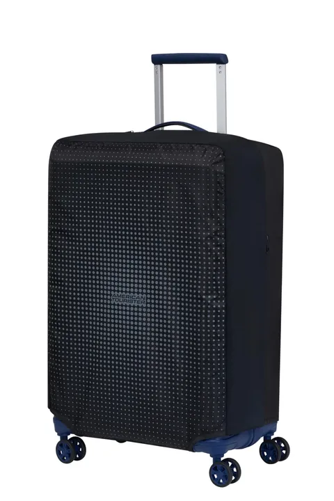 American Tourister accessori da viaggio Foldable Luggage Cover Black/Grey nero
