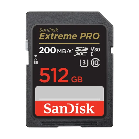 SanDisk 512GB Extreme PRO scheda SDXC + RescuePro Deluxe fino a 200 MB/s UHS-I Class 10