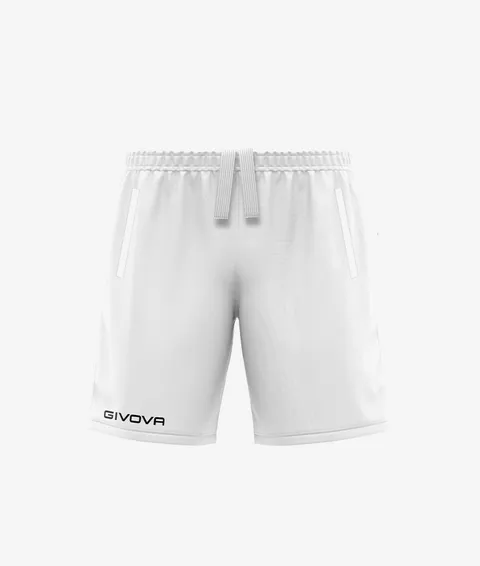 Givova Pantaloncino Pocket Bianco Tg. L