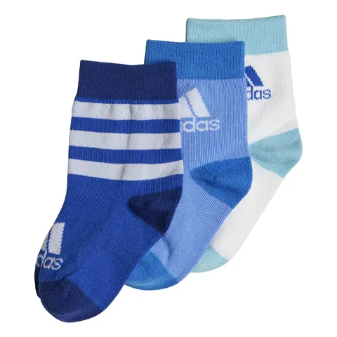 adidas Graphic, Calzini (3 Paia), Team Royal Blue/Blue Fusion/White, Xs, Neonato