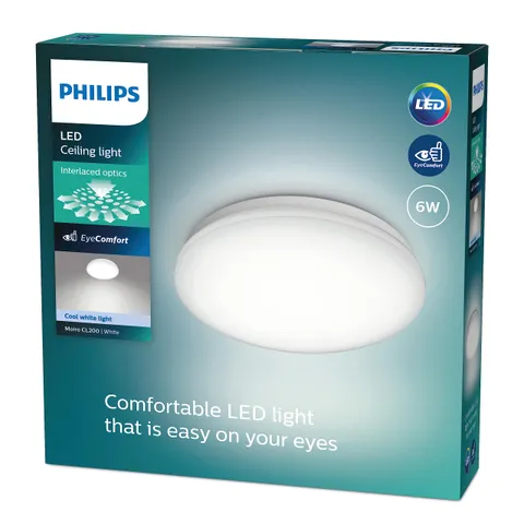 Philips LED Moire (plafoniera rotonda 6W)
