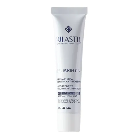 Rilastil Deliskin RS Crema Fluida Lenitiva Anti Rossori, Adatta a Pelle Sensibile