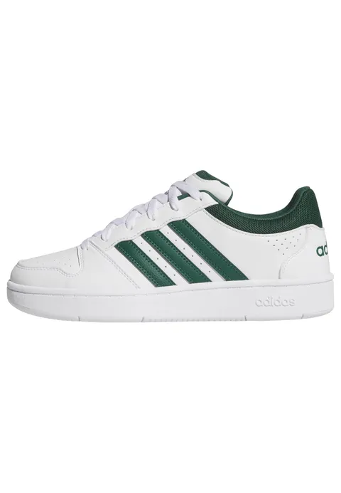 adidas Uomo Hoops Classic Shoes, Ftwr White/Collegiate Green/Ftwr White, 42 2/3 EU