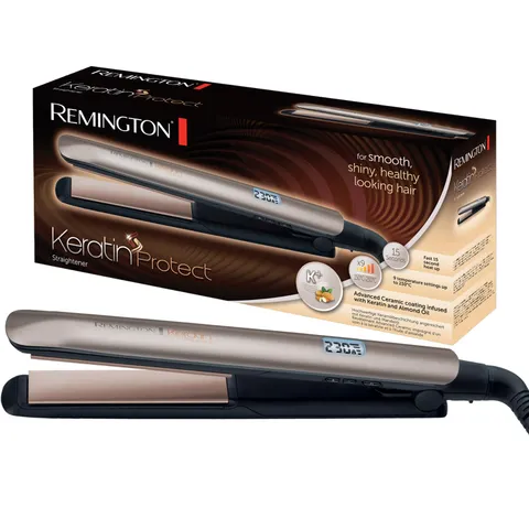 Remington Piastra per Capelli - Keratin: Rivestimento Ceramico di alta qualità con