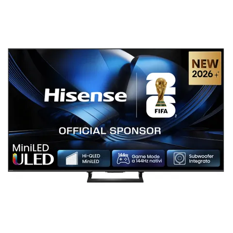 Hisense Smart TV MiniLED 144Hz 50" 4K 50U7SE, Dolby Atmos 2.1 By Devialet, Dolby Vision