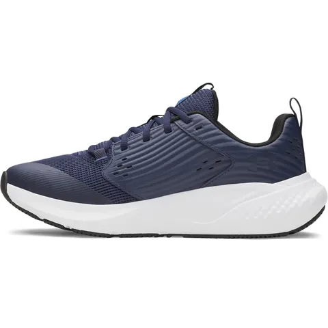 Under Armour Scarpe da Allenamento Commit 4 Uomo, Blu Marino Lavato Grigio Distante Nero, 40.5 EU