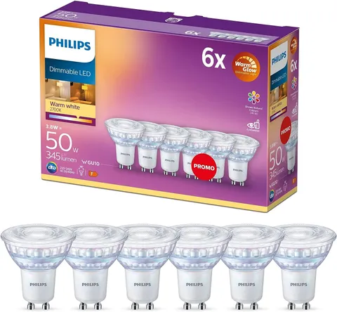 Philips LED CLA 50W GU10 C90 Bianco Caldo Dimmerabile