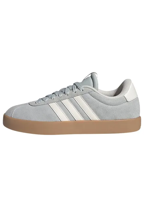 adidas Donna VL Court 3.0 Shoes, Wonder Silver/off White/Gum, 36 2/3 EU
