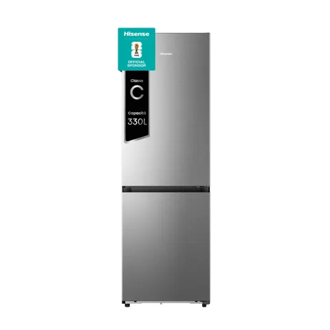 Hisense RB3K330SAIC - Frigorifero Combinato Total No Frost, Capacità di 330 Litri