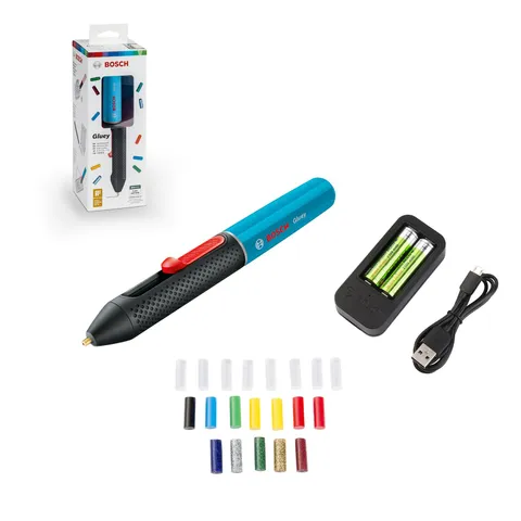 Bosch Home And Garden Gluey Lagoon Blue Penna Incollatrice A Caldo A Batteria, In Scatola