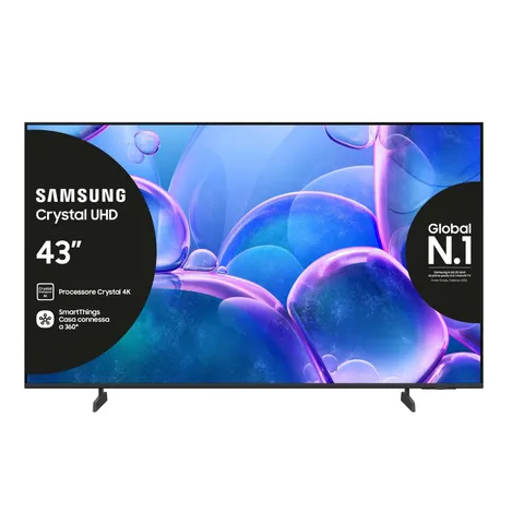 Samsung Crystal UHD 4K Smart TV 43'' UE43U7000FUXZT, Crystal 4K Processor, HDR, Smart