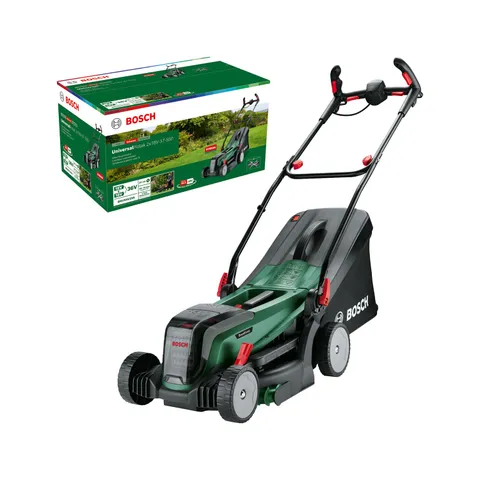 Bosch Tagliaerba/Tosaerba a batteria UniversalRotak 2x18V-37-550