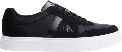 Calvin Klein Coppe Classiche da Uomo in Pizzo Misto EMB Lingua Ym0Ym01395 Low Top, Nero