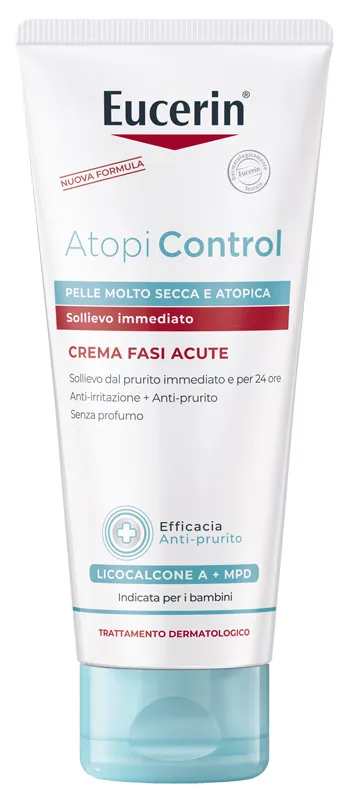 Eucerin Atopi Control Crema Fasi Acute 40 ml, Crema dermatite atopica per il trattamento