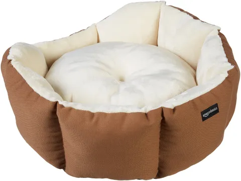 Amazon Basics Lettino ottagonale per animali domestici Gatto, L 50 x P 50 x H 20 cm