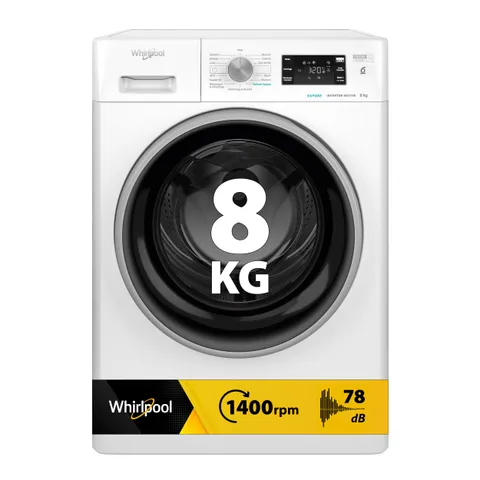 Whirlpool FFB 848 BSV IT - Lavatrice 8 kg Libera Installazione, Carica Frontale, 1400