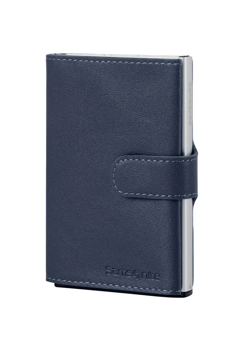 Samsonite ALU FIT SLG - portafoglio, 10,2 cm, blu (blu)