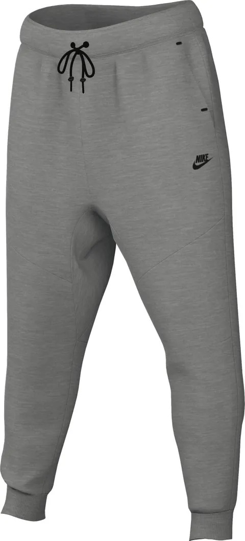 Nike Tech Pantalonijogger in Fleece - Dk Grey Heather/Blac