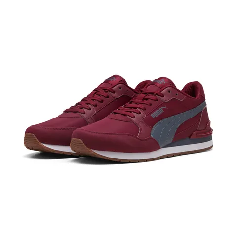 PUMA Sneakers ST Runner v4 in Nylon Unisex 38.5, Garnet Glow Evening Blue White Gum Red