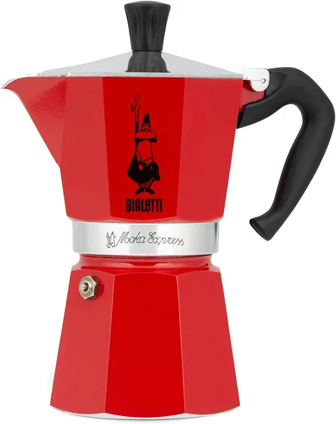 Bialetti - Moka Color: iconica macchina per caffè espresso da piano cottura, vero caffè