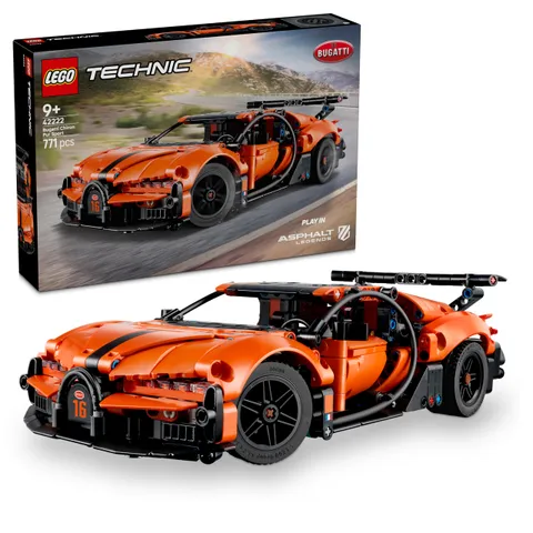 LEGO Technic Bugatti Chiron Pur Sport - Macchina Giocattolo - Modello di Auto da Corsa