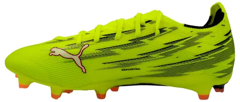 Puma Scarpe da Calcio Unisex Ultra 6 Match FG/AG, Giallo Alert Black-Glowing Red-Lime