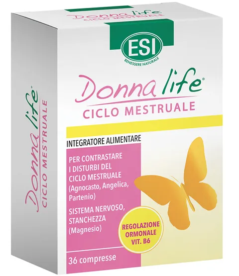ESI - Esi Donna Life Ciclo Mestruale Integratore per il Ciclo Mestruale 36 Compresse