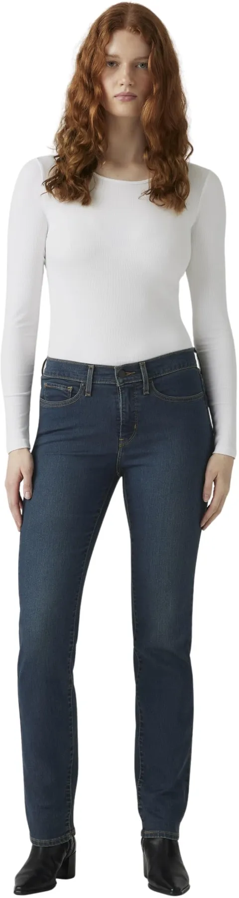 Levi's Jeans da Donna 314 Shaping Straight, Eternal Indigo Drk T, 32 W/30 L
