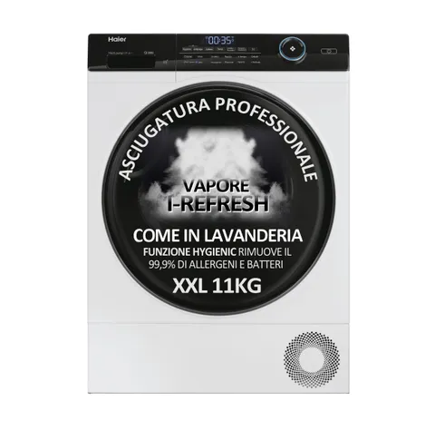 Haier I-Pro Serie 5 Asciugatrice 11 Kg, Libera Installazione, Carica Frontale, Classe C