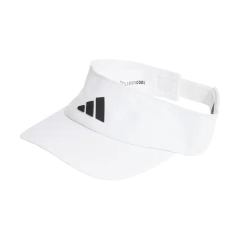 adidas Unisex - Adulto Visor Climacool Hat, White/Black, L-XL