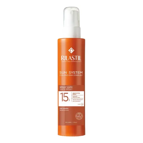 Rilastil Sun System Spray Corpo, Ultra Leggero, Utilizzabile anche su Pelle Bagnata